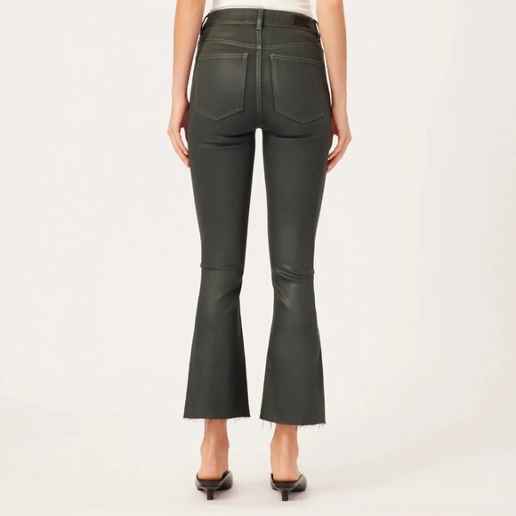 NWT DL1961 Bridget Boot High Rise Instasculpt Jeans Denim in Deep Pine Coated 26 - Picture 2 of 9